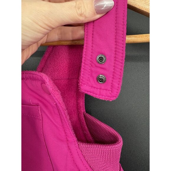 Place Toddler Snow Bib Overalls 24 Mos Pink Fleece Lined Snow Pants Performance - Picture 4 of 11